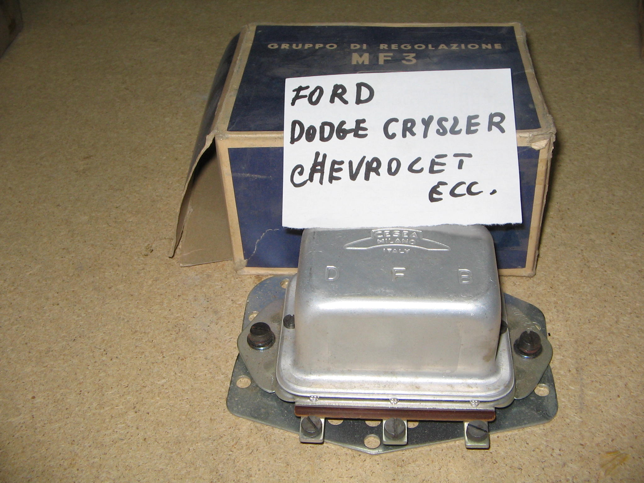 REGOLATORE DI CORRENTE FORD N.301